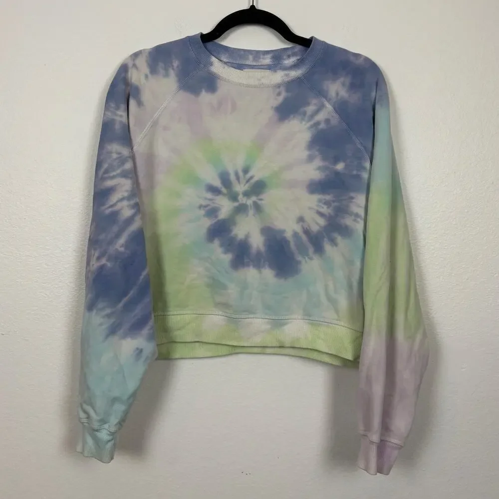 Electric & Rose Anthropologie Tie Dye Crew Neck Pullover Sweater Small - Picture 1 of 4